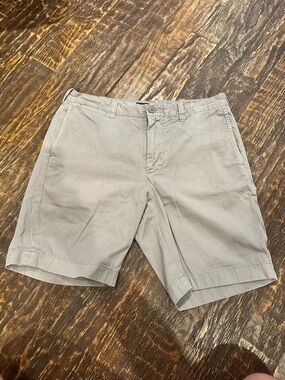 Men's Classic  Stanton grey Shorts cotton twill